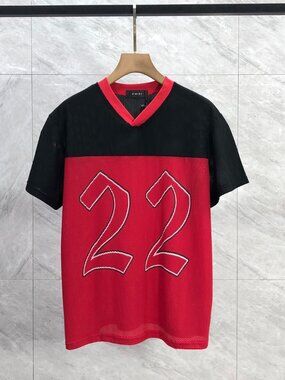 Amiri Men's Classic Summer Short-Sleeve Red